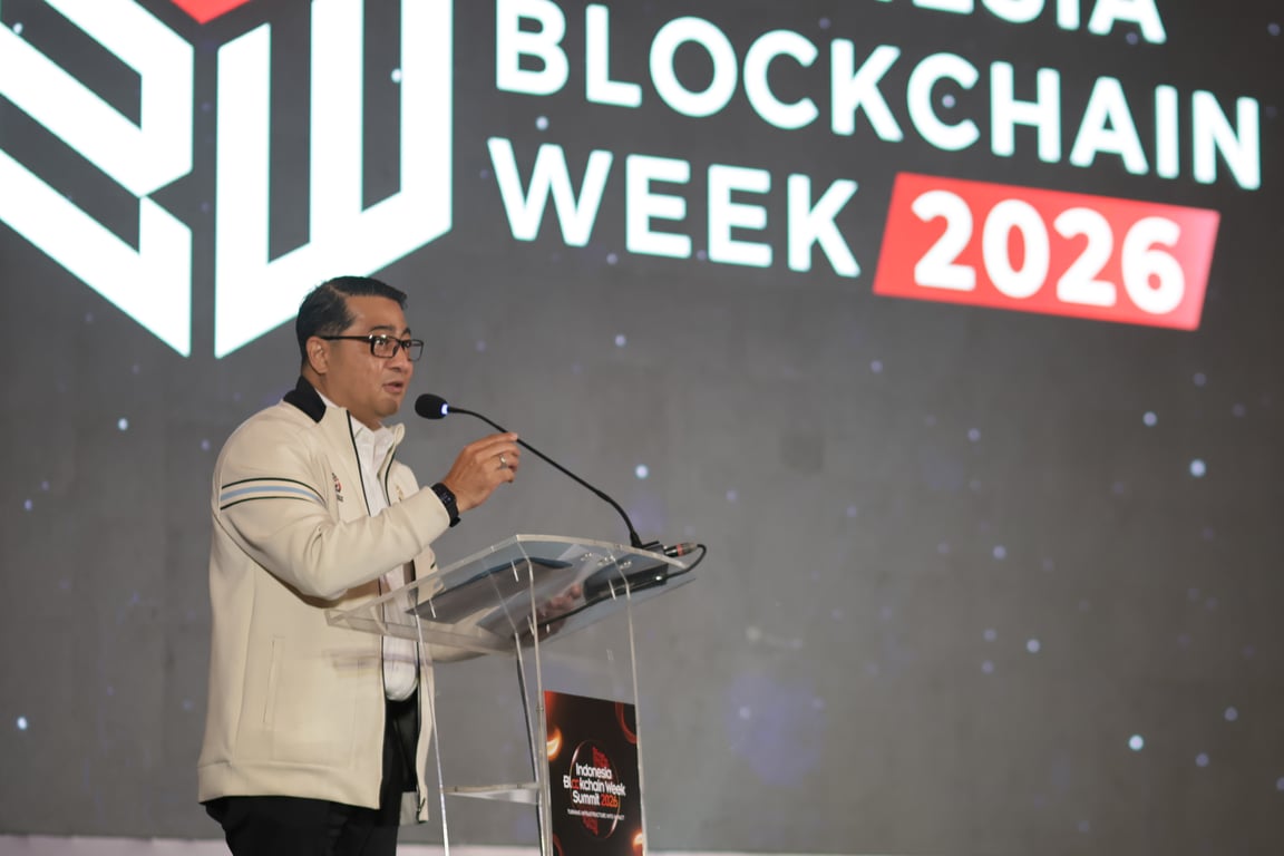 Menteri Ekonomi Kreatif, Teuku Riefky Harsya membuka gelaran&nbsp;Indonesia Blockchain Week (IDBW) 2026 resmi digelar pada 12–13 Agustus 2026. Sumber: IDBW.