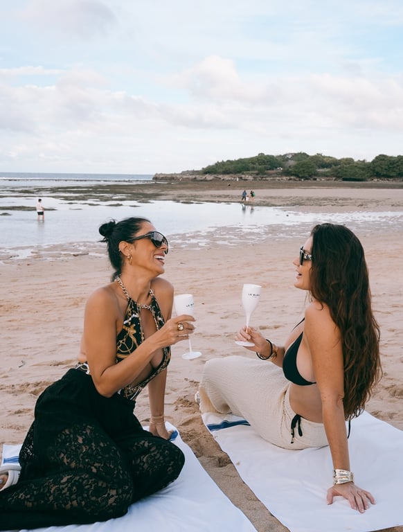 Beach setting Le Bleu by K Club