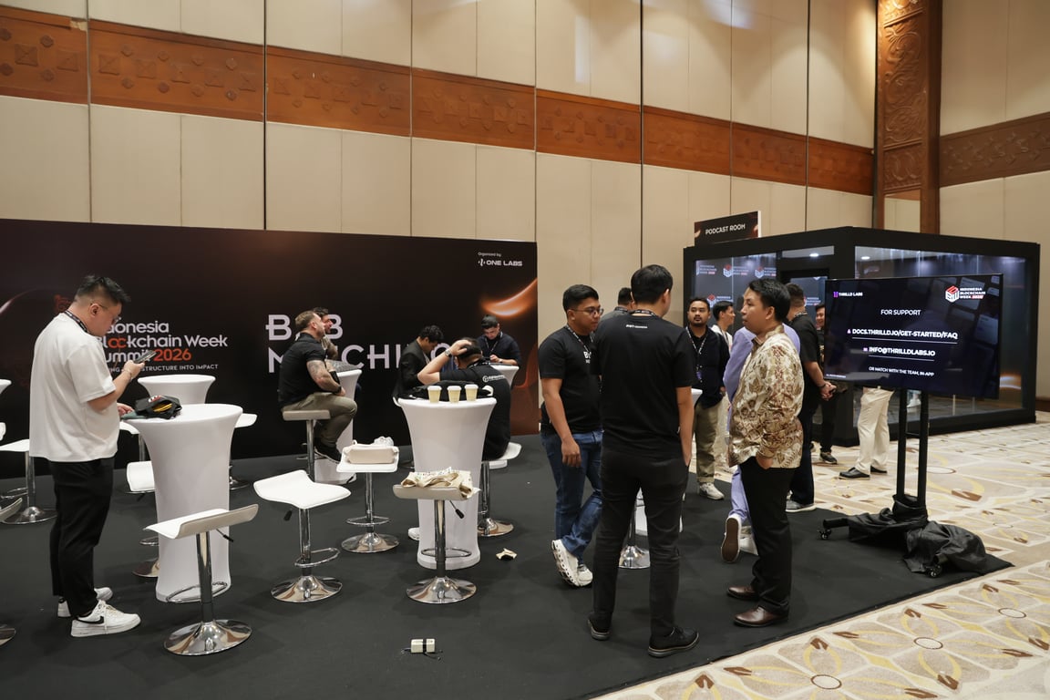 Indonesia Blockchain Week (IDBW) 2026 sukses digelar pada 12–13 Agustus 2026 di Jakarta International Convention Center (JICC). Sumber: IDBW.