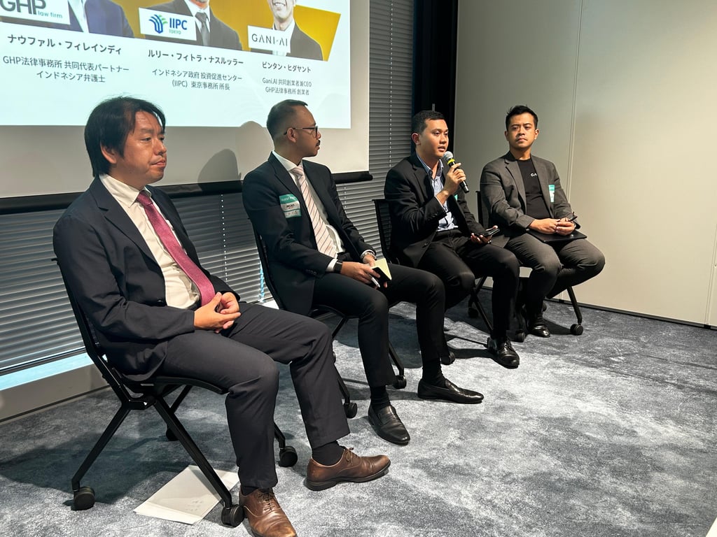 Discussions on  • Governance of Indonesian subsidiaries by Japanese headquarters•  Emerging opportunities across Indonesia and Southeast Asia• The opportunities and challenges of applying AI to cross-border legal and business operations.