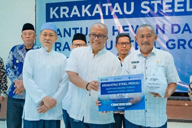 5.000 paket kurban dari Krakatau Steel Group siap didistribusikan kepada 43 kelurahan di Kota Cilegon
