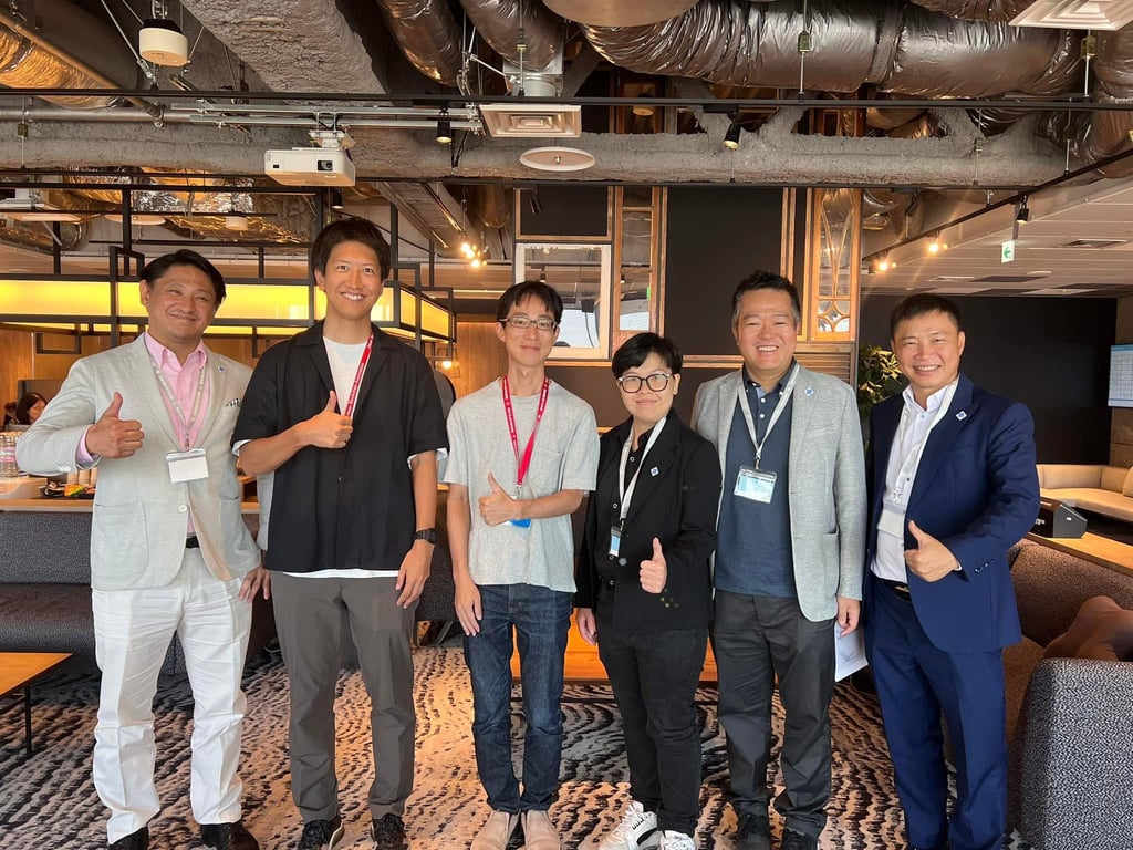 Ban lãnh đạo BlockchainWork trong chuyến thăm Hiệp hội Blockchain Nhật Bản (JBA) tại Tokyo.