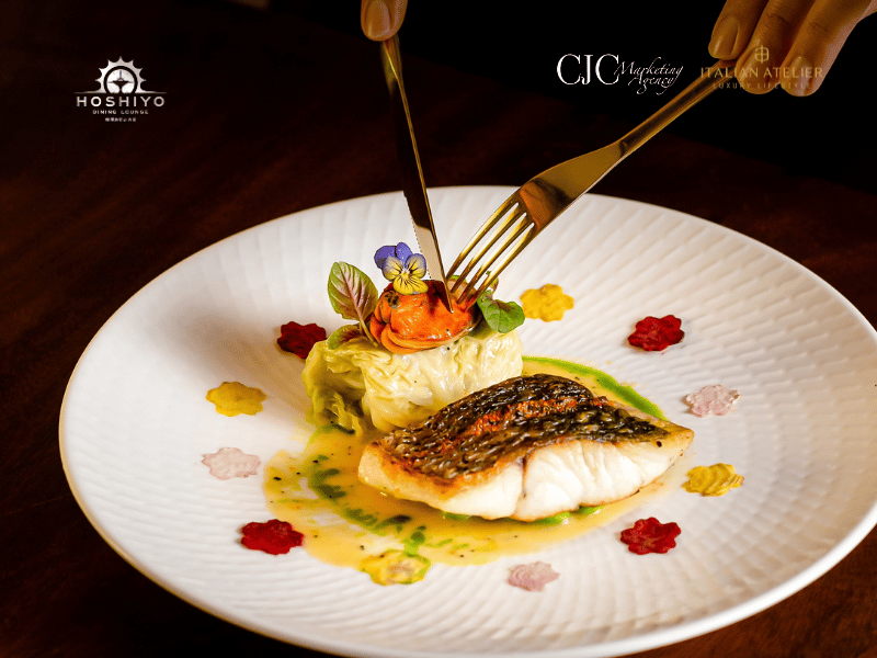 <i>Mỗi món ăn tại Hoshiyo đều là minh chứng cho việc dùng nguyên liệu cao cấp để phục vụ cho một ý đồ nghệ thuật cụ thể.</i>