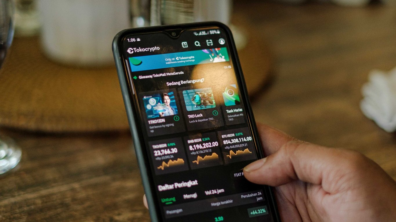 Ilustrasi aplikasi Tokocrypto, platform perdagangan aset kripto yang telah meraih 5 juta pengguna. Sumber: Tokocrypto.
