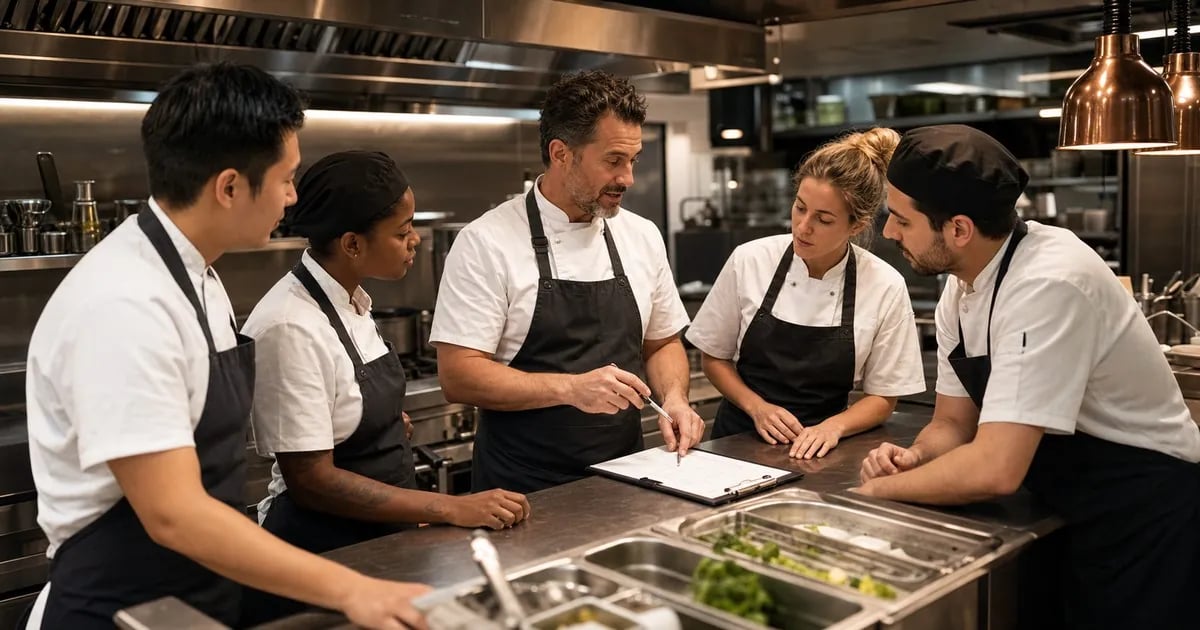 Restaurant Cross Training Kitchen Staff Rotation Plan