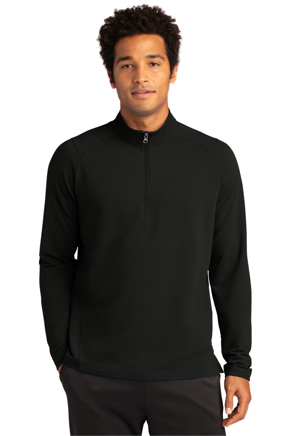 Front view of Sport-Wick® Flex Fleece 1/4-Zip