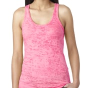Front view of Ladies’ Burnout Racerback Tank