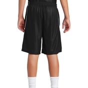 Back view of Youth PosiCharge&reg; Mesh Reversible Spliced Short