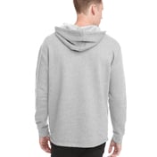 Back view of Adult Malibu Welt Pocket Hooded Sweatshirt
