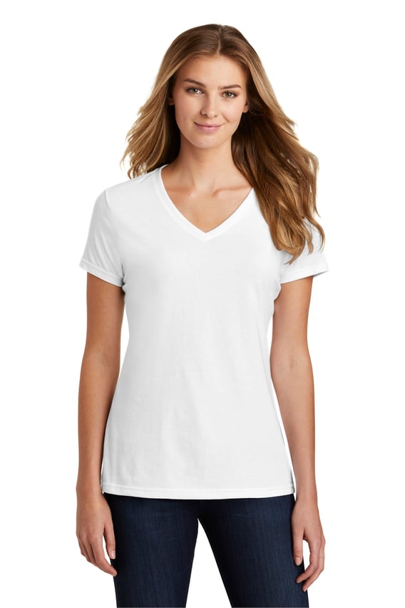Front view of Women’s Fan Favorite Blend V-Neck Tee