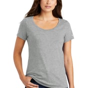 Front view of Ladies Core Cotton Scoop Neck Tee