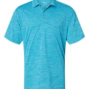 Front view of Dakota Striated Heather Polo