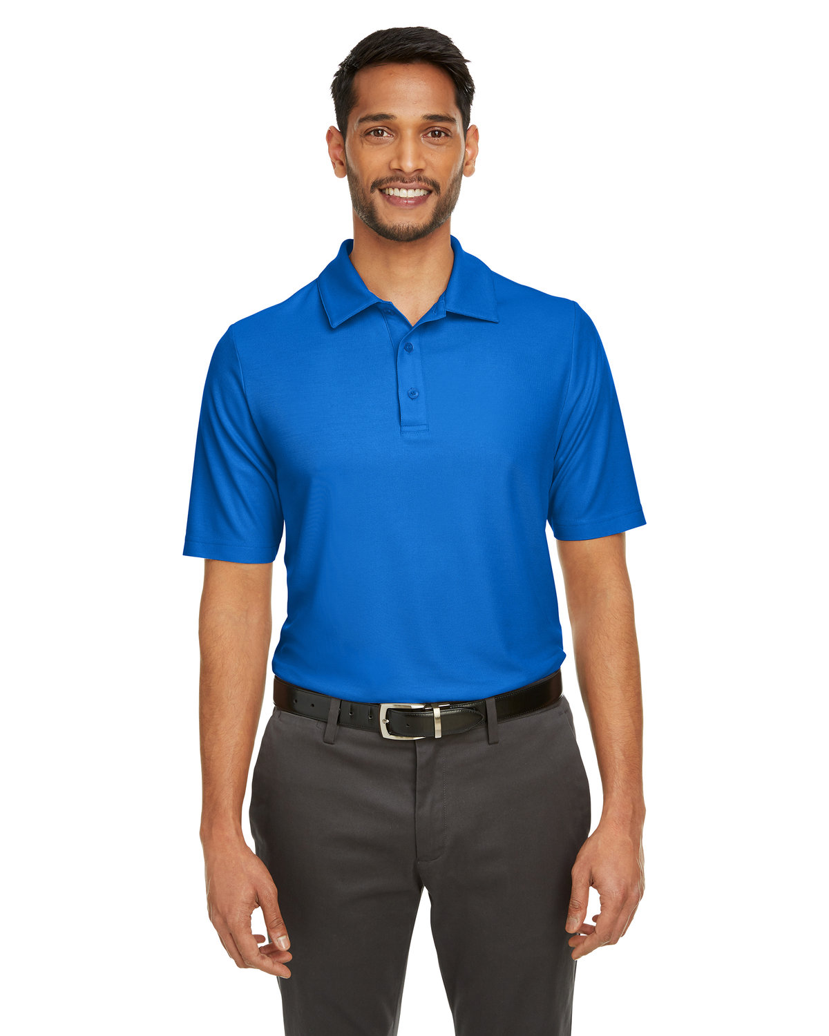 Front view of Men’s Fusion ChromaSoft Pique Polo