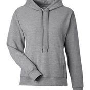Front view of Women’s Electric Fleece Hooded Sweatshirt