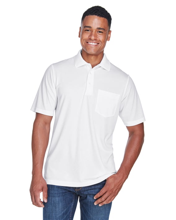 Front view of Men’s Origin Performance Piqué Polo With Pocket