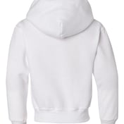Back view of NuBlend® Youth Hooded Sweatshirt