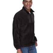 Side view of Quarter-Zip Fleece Pullover