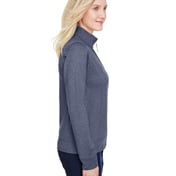 Side view of Ladies’ Navigator Heather Performance Full-Zip
