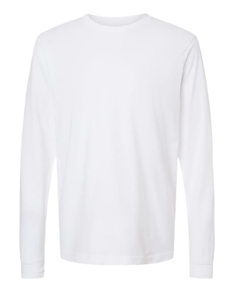 Front view of Fine Jersey Long Sleeve T-Shirt