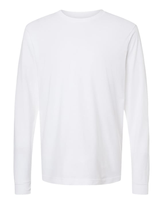 Front view of Fine Jersey Long Sleeve T-Shirt
