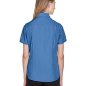 Back view of Ladies’ Barbados Textured Camp Shirt