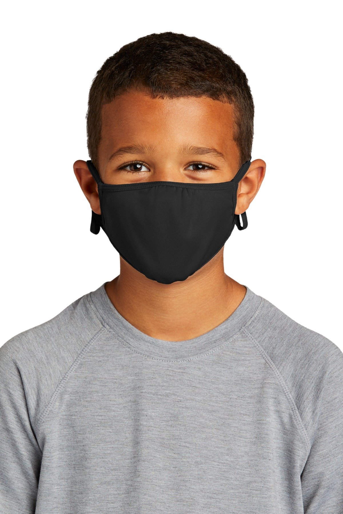 Front view of Youth PosiCharge® Competitor™ Face Mask (5 Pack)