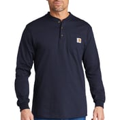 Front view of Long Sleeve Henley T-Shirt