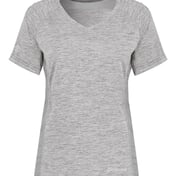 Front view of Women’s Electrify CoolCore® V-Neck T-Shirt