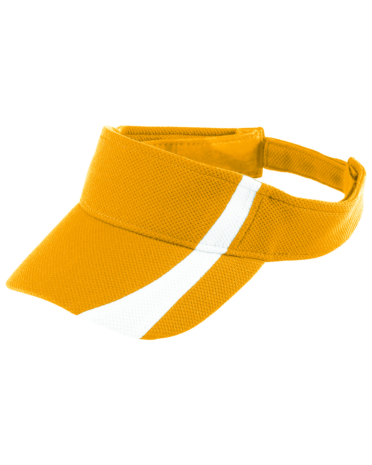 Front view of Youth Adjustable Wicking Mesh Two-Color Visor