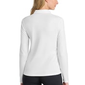 Back view of Women’s Dri-FIT Micro Pique 2.0 Long Sleeve Polo