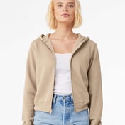 Front view of FWD Fashion Women’s Sponge Fleece Full-Zip Hoodie