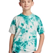 Front view of Youth Crystal Tie-Dye Tee