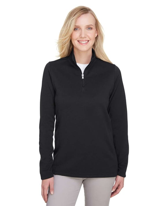 Front view of Women’s Coastal Pique Fleece Quarter-Zip