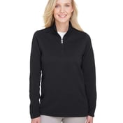 Front view of Women’s Coastal Pique Fleece Quarter-Zip