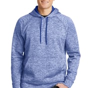 Front view of PosiCharge® Electric Heather Fleece Hooded Pullover