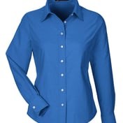 Front view of Women’s Long Sleeve Oxford Dress Shirt