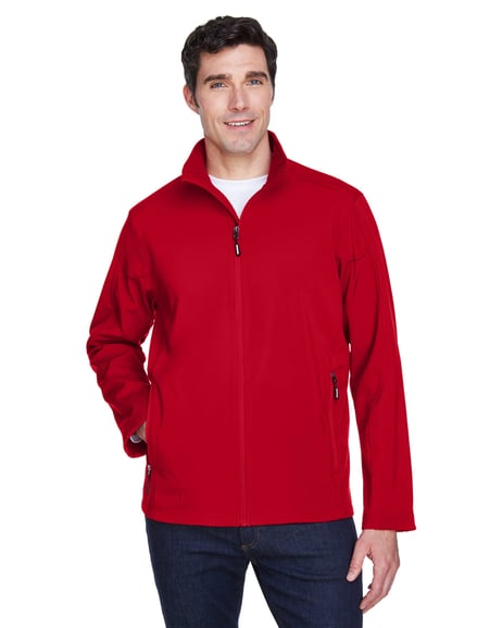 Front view of Men's Cruise Two-Layer Fleece Bonded SoftShell Jacket