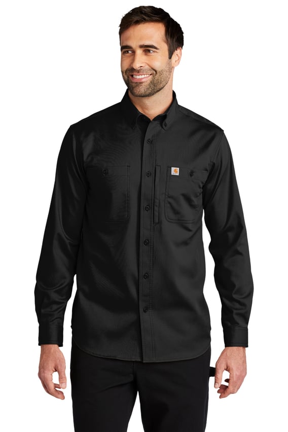 Front view of Rugged Professional Series Long Sleeve Shirt