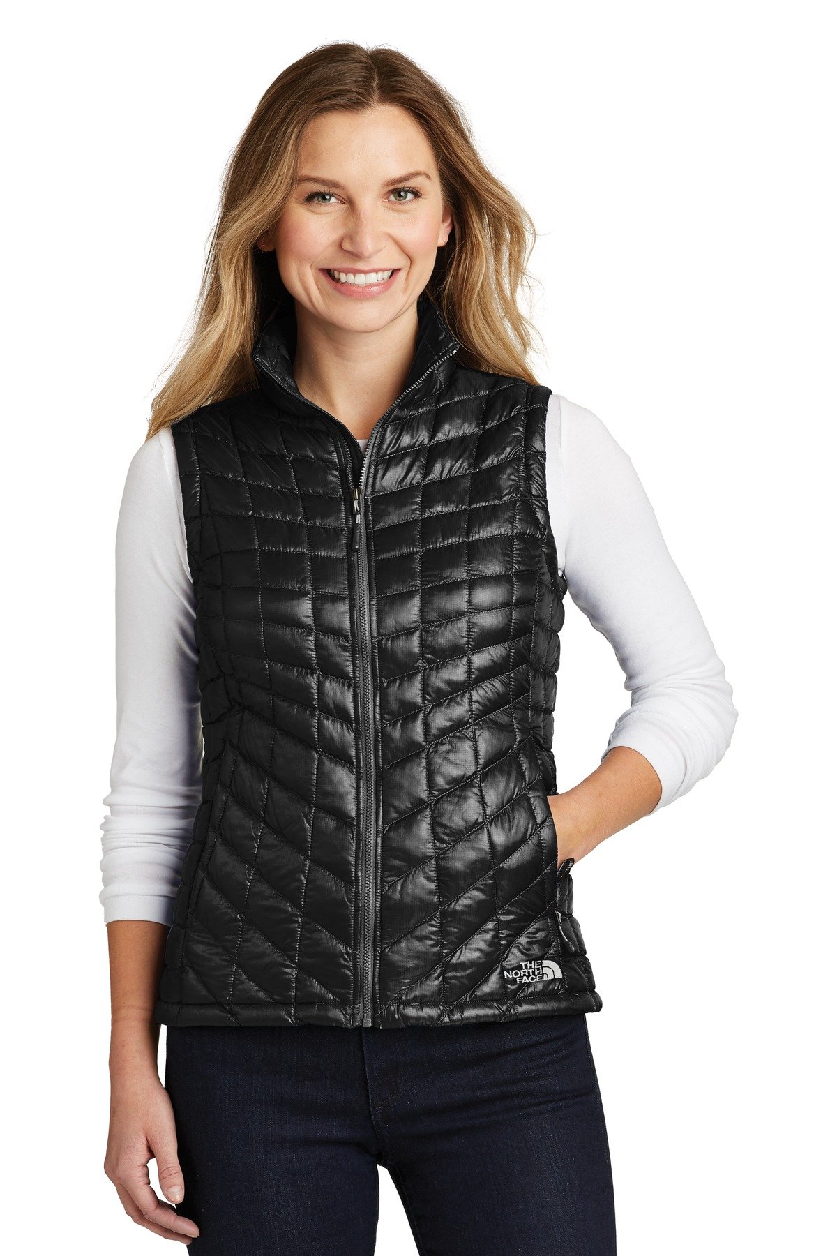 Front view of Women’s ThermoBall Trekker Vest