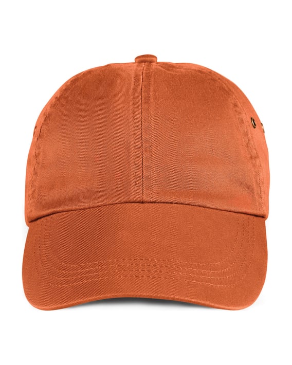 Front view of Adult Solid Low-Profile Twill Cap