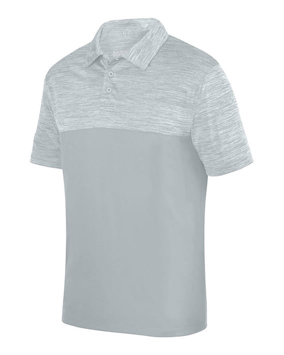 Side view of Shadow Tonal Heather Polo