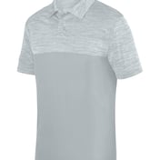 Side view of Shadow Tonal Heather Polo