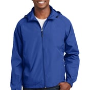 Front view of Hooded Raglan Jacket