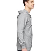 Side view of Adult Sofspun® Jersey Full-Zip Hooded Sweatshirt
