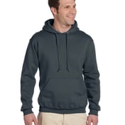Front view of Adult Super Sweats® NuBlend® Fleece Pullover Hooded Sweatshirt