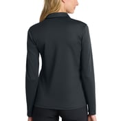 Back view of Women’s Dri-FIT Micro Pique 2.0 Long Sleeve Polo