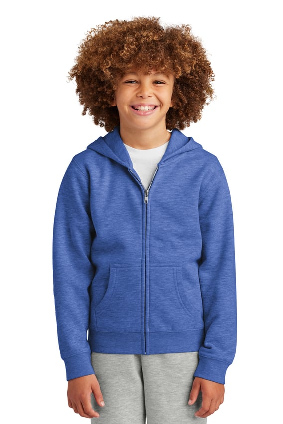 Front view of Youth V.I.T. Fleece Full-Zip Hoodie