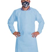 Front view of Level 1 Disposable Isolation Gowns
