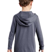 Back view of Youth Perfect Tri ® Long Sleeve Hoodie
