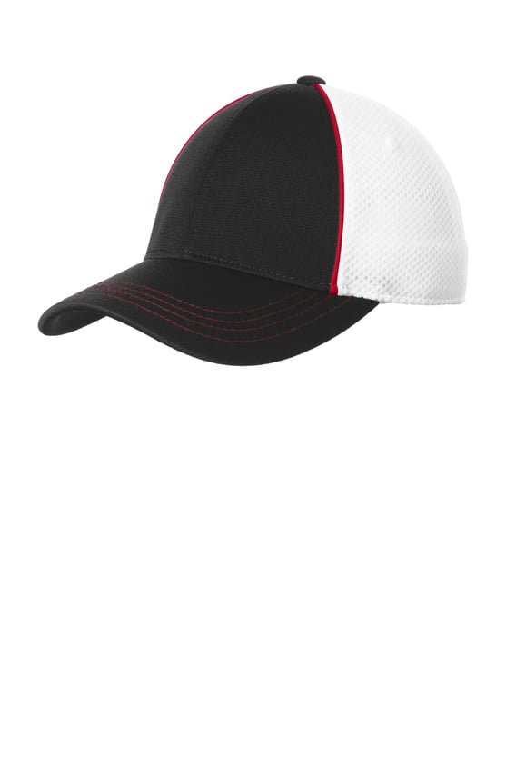 Front view of Piped Mesh Back Cap